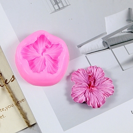 Hibiscus Flower DIY Silicone Molds, Car Freshie Mold, Resin Casting Molds, for UV Resin, Epoxy Resin Craft Making