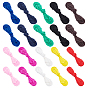 40 Pairs 10 Style Handmade Chinese Frogs Knots Buttons Sets, Polyester Button