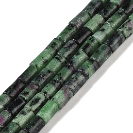 Natural Ruby in Zoisite Beads Strands, Column