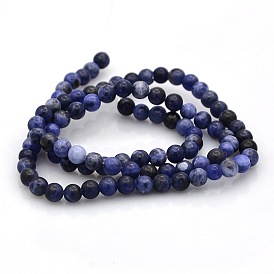 Natural Sodalite Round Beads Strands