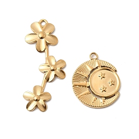 304 подвески из нержавеющей стали, золотые