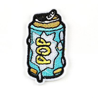 Drinks Shape Computerized Embroidery Cloth Iron on/Sew on Patches, Costume Accessories
