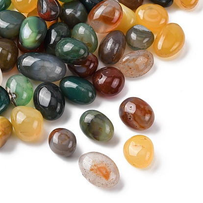 Природных бисера агат, без отверстия , самородки, упавший камень