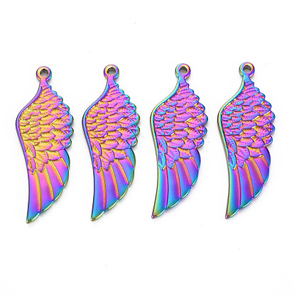 201 Stainless Steel Pendants, Wing