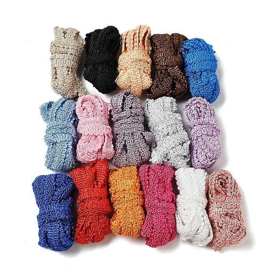 32m 16 цвета полиэстер сороконожка тесьма кружевная отделка, крафт-лента для новобрачных, костюм, ювелирные изделия, рукоделие и шитье