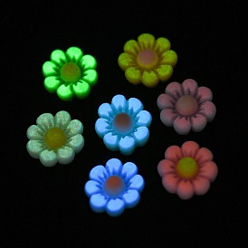 Luminous Resin Cabochons, Flower
