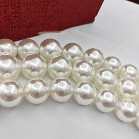 Plastic Imitation Pearl Bag Chain Shoulder, with Metal Buckles, for Bag Straps Replacement Accessories