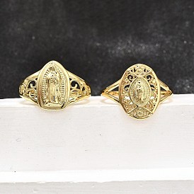 Латунные кольца-манжеты для женщин, Дева Мария Гваделупская