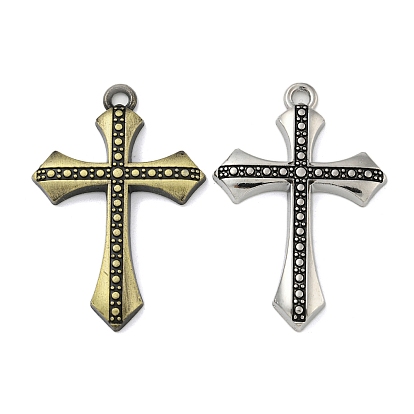 Сплавочные подвески тибетского стиля, крестик