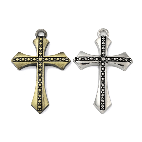 Сплавочные подвески тибетского стиля, крестик