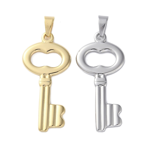 304 из нержавеющей стали большие кулоны, брелок для ключей, вакуумное покрытие pvd