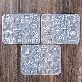 DIY Pendant Silicone Molds, Resin Casting Molds, Cat and Dog