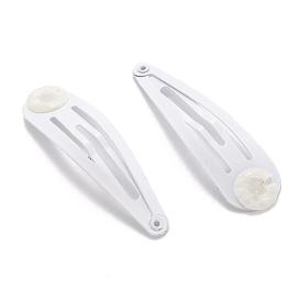 Спрей окрашены железа клипы оснастки волос, с пластиковым, слеза