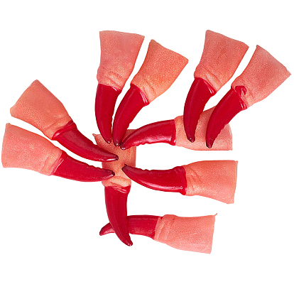 10шт. резиновые накладные ногти