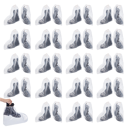 40шт. одноразовые пластиковые водонепроницаемые бахилы