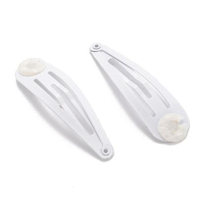 Спрей окрашены железа клипы оснастки волос, с пластиковым, слеза