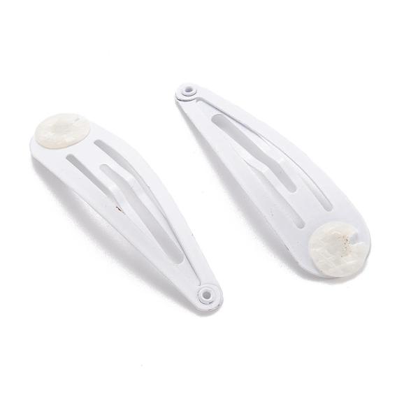 Спрей окрашены железа клипы оснастки волос, с пластиковым, слеза