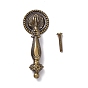 Vintage Metal Drawer Tear Drop Cabinet Door Knobs, Kitchen Drawer Pulls Cabinet Handles, with Iron Screws