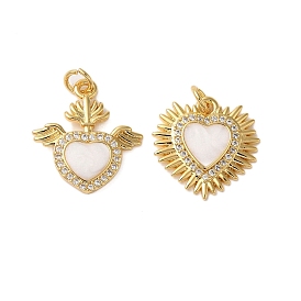 Стойка металлическая латунная микропрофилированная кубическая циркония подвески, Эмаль стиле, без кадмия и без свинца, долговечный, сердце