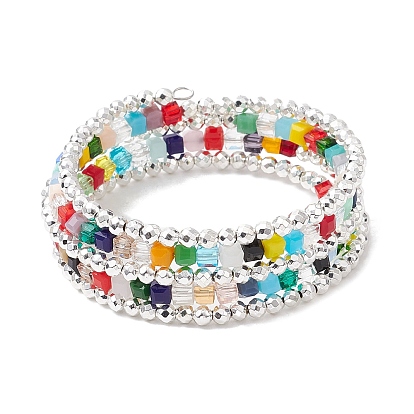 Изготовление браслетов из немагнитного синтетического гематита и стекла