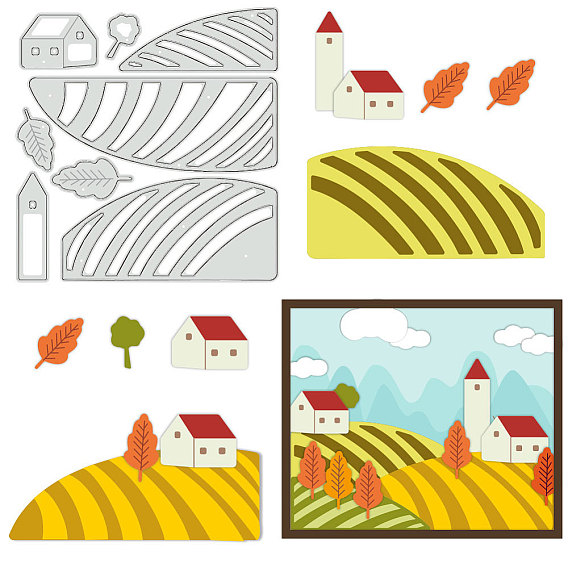 Углеродистая сталь разрезает трафареты, для diy scrapbooking, Фотоальбом, декоративная бумага для тиснения, цвет нержавеющей стали