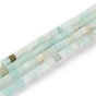 Natural Flower Amazonite Beads Strands, Column
