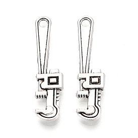 Сплавочные подвески тибетского стиля, миниатюрные подвески в виде трубных ключей, без кадмия и без свинца