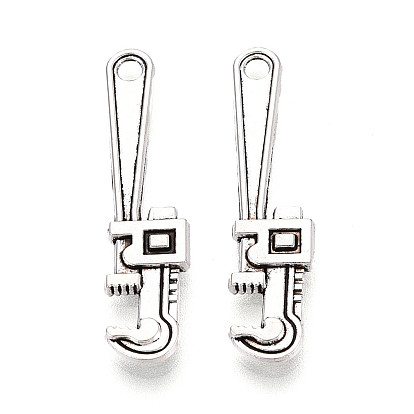 Сплавочные подвески тибетского стиля, миниатюрные подвески в виде трубных ключей, без кадмия и без свинца