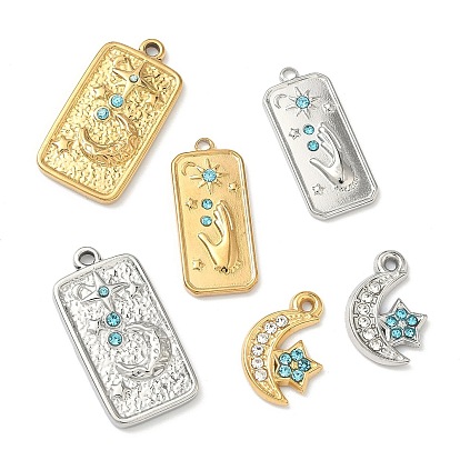 304 из нержавеющей стали горный хрусталь подвески