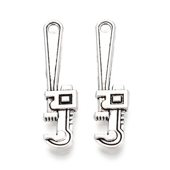 Сплавочные подвески тибетского стиля, миниатюрные подвески в виде трубных ключей, без кадмия и без свинца