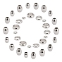304 Stainless Steel Spacer Beads, Barrel & Rondelle