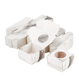 Складная творческая коробка крафт-бумаги, свадебные подарочные коробки, ящик для подарков, бумажная подарочная коробка, квадратный