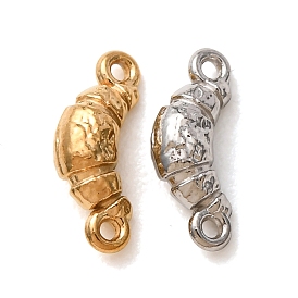 304 Stainless Steel Connector Charms, Croissant Links