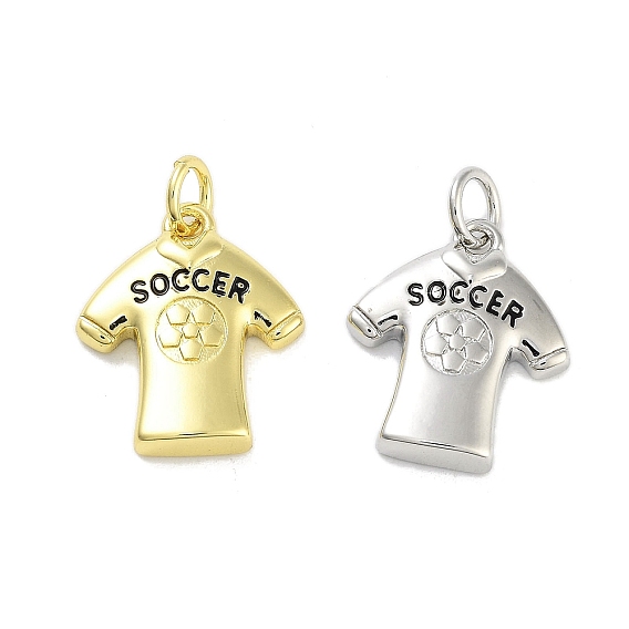 Стойки обшивки латунные подвески, с целью перехода в кольце, долговечный, без свинца и без кадмия, одежда с футболом