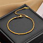 Minimalist Luxury Titanium Steel Twist Chain Necklace Bracelet Set