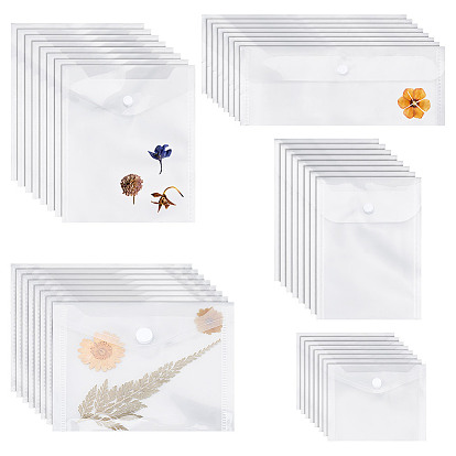 40шт 5 стили прозрачные пластиковые конверты папки, папка с файлами документов, для школьного домашнего офиса, прямоугольные