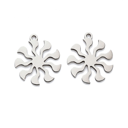 201 подвески из нержавеющей стали, солнце, без кадмия, без никеля и без свинца