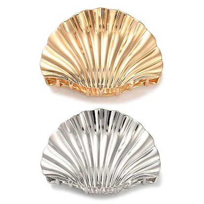 Сплав клипы коготь волос, формы раковины, аксессуары для волос для женщин и девочек