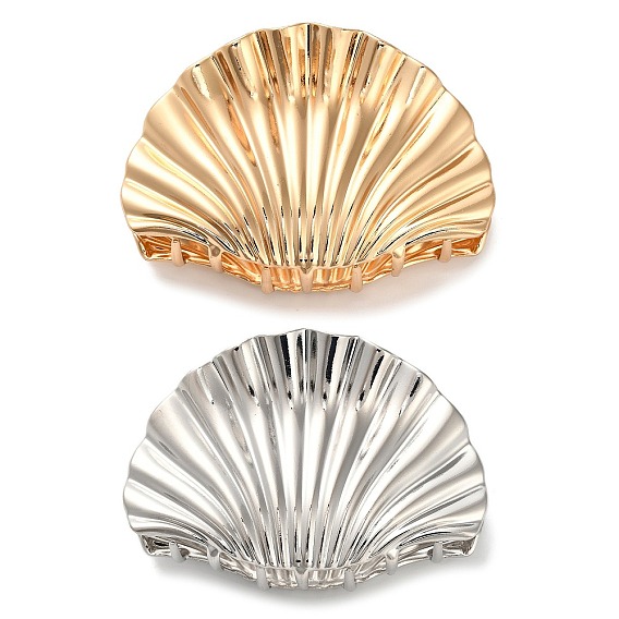 Сплав клипы коготь волос, формы раковины, аксессуары для волос для женщин и девочек