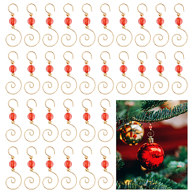 120шт. железные крючки, с акриловыми шариками