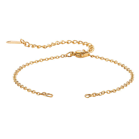 201 изготовление браслетов из нержавеющей стали, с кабельным цепи и омаров коготь застежками