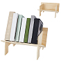 Подставки для шерстяных украшений, деревянная книжная полка