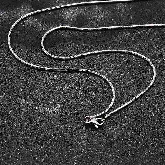 Регулируемые 304 ползунки из нержавеющей стали, с цепочками-змейками и скользящими бусинами