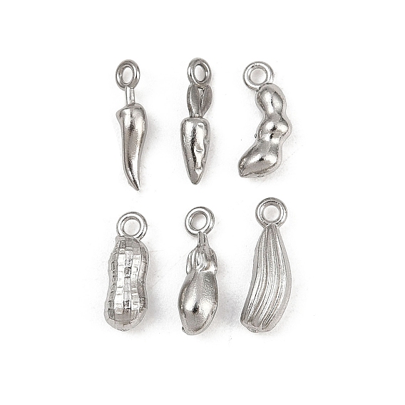 Овощи 304 подвески из нержавеющей стали, полированный, цвет нержавеющей стали, анти-тускнение