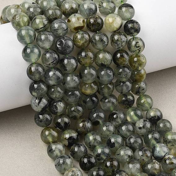 Природные пренит нитей бисера, круглые