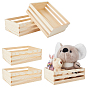Wood Storage Basket, Rectangle