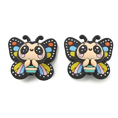 3D Silcone Beads, Focal Beads, Butterfly