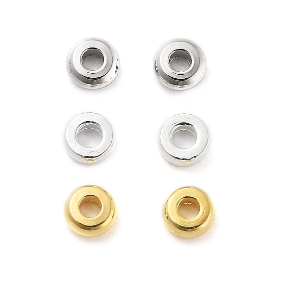Spacer бисер латунные, пончик