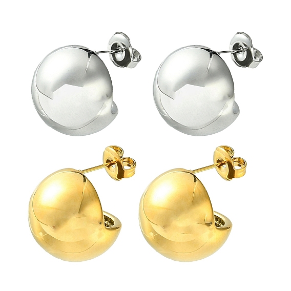 304 стальные круглые серьги стержня из нержавеющей, серьги-кольца