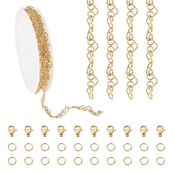 Наборы для изготовления ожерелий из цепочек из нержавеющей стали своими руками